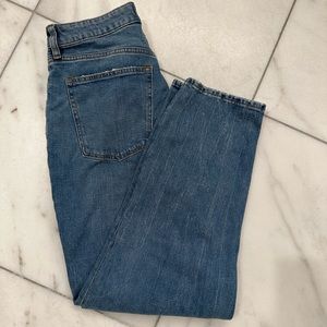 Abercrombie & Fitch Curve Love Mom Jeans Size 31 high rise